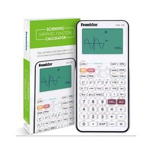 Franklin Scientific Graphing Calculator with 3 Operating Modes - White